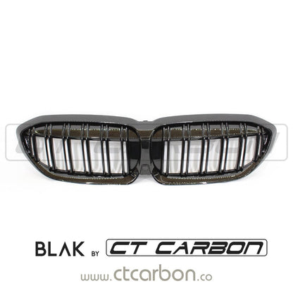 BLAK BY CT GRILLE BMW 3 SERIES G20 BLACK GRILLE - BLAK BY CT CARBON