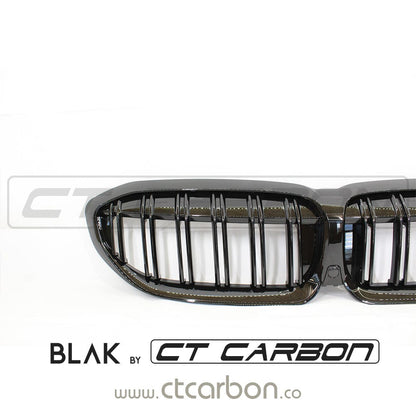 BLAK BY CT GRILLE BMW 3 SERIES G20 BLACK GRILLE - BLAK BY CT CARBON