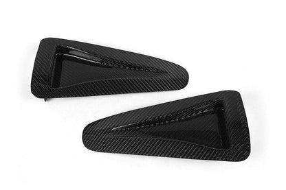 CT CARBON Bonnet Trim NISSAN GTR R35 CARBON FIBRE BONNET HOOD SCOOPS