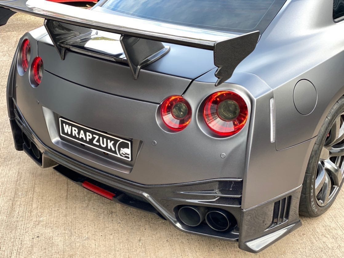 CT CARBON LARGE SPOILER R35 GTR CARBON FIBRE WING - N STYLE