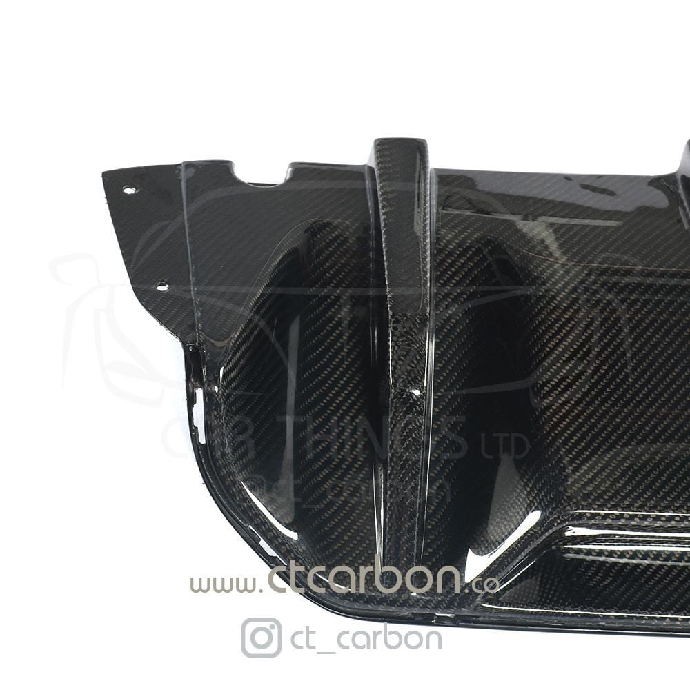 CT CARBON Splitter BMW M5 F90 CARBON FIBRE DIFFUSER - MP STYLE