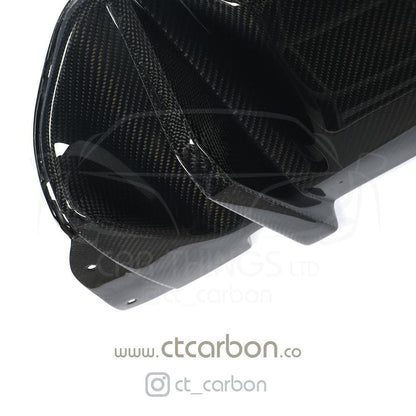 CT CARBON Splitter BMW M5 F90 CARBON FIBRE DIFFUSER - MP STYLE