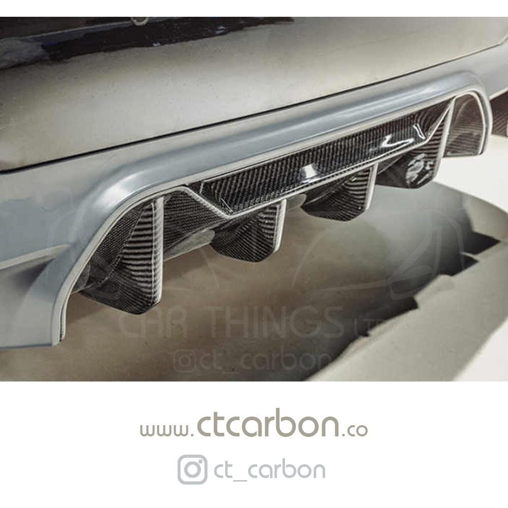 CT CARBON Splitter BMW M5 F90 CARBON FIBRE DIFFUSER - MP STYLE