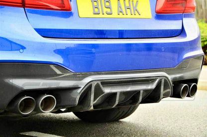 CT CARBON Splitter BMW M5 F90 CARBON FIBRE DIFFUSER - MP STYLE