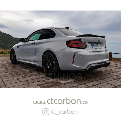 CT CARBON Spoiler BMW M2 / M2C F87 & F22 2 SERIES CARBON FIBRE SPOILER - CS STYLE