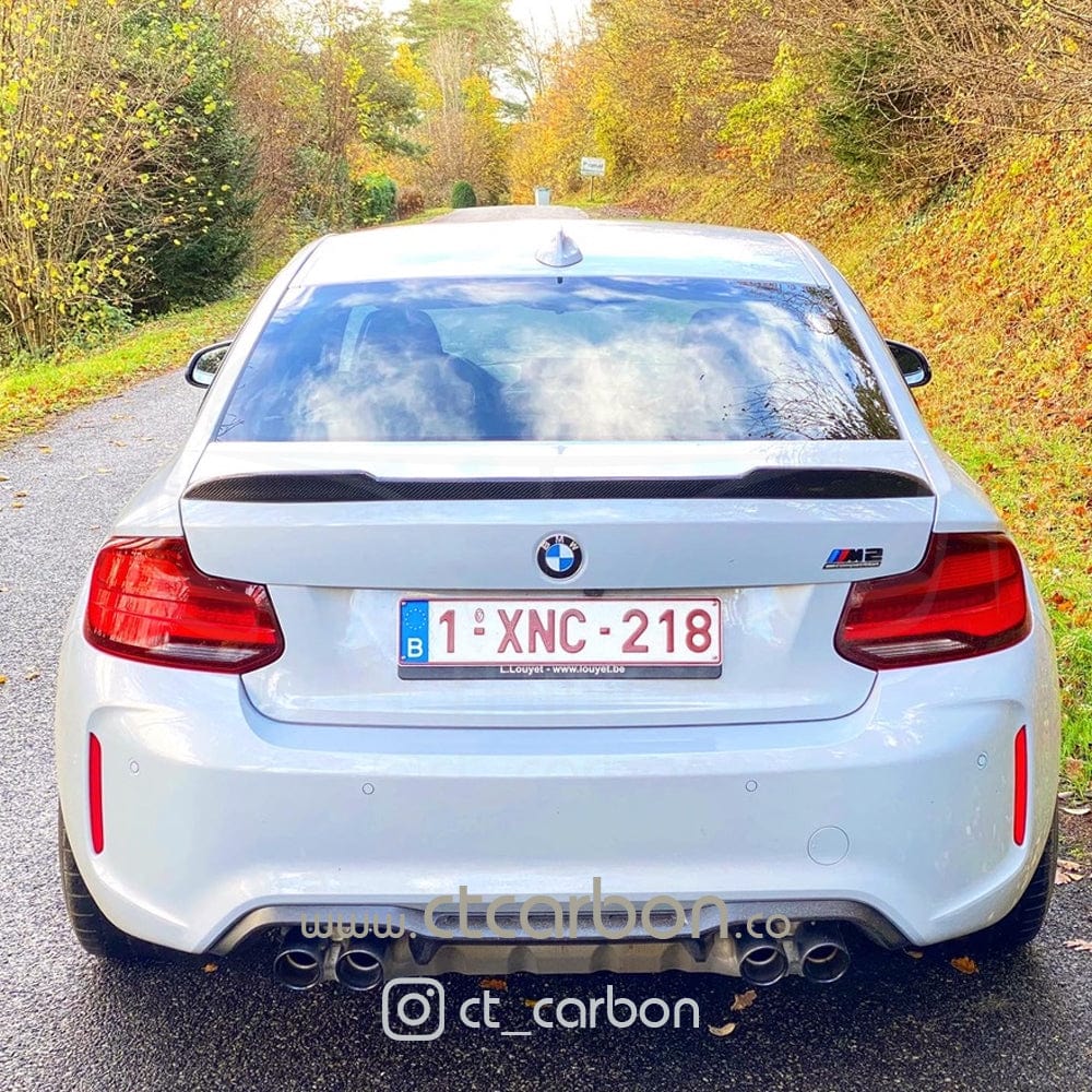 CT CARBON Spoiler BMW M2 / M2C F87 & F22 2 SERIES CARBON FIBRE SPOILER - CS STYLE