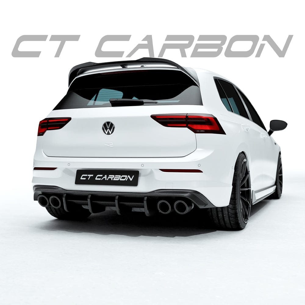 CT CARBON Spoiler VW GOLF MK8 R FULL CARBON FIBRE KIT - CT DESIGN