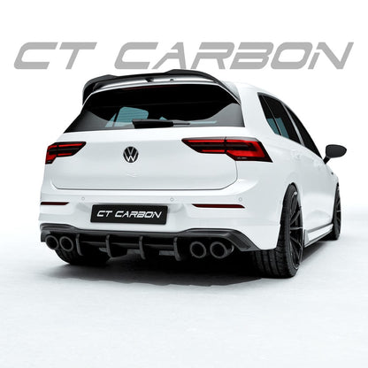 CT CARBON Spoiler VW GOLF MK8 R FULL CARBON FIBRE KIT - CT DESIGN