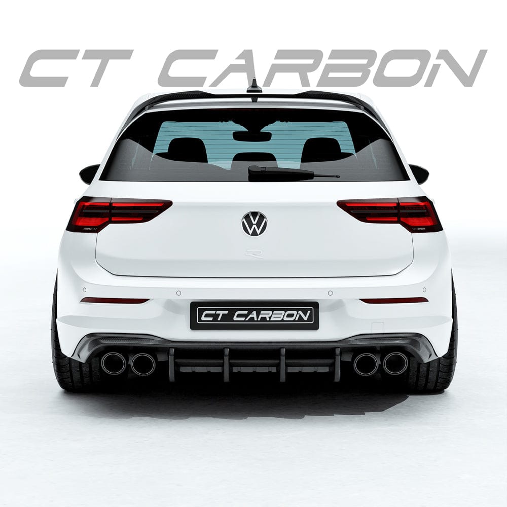 CT CARBON Spoiler VW GOLF MK8 R FULL CARBON FIBRE KIT - CT DESIGN